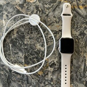 Apple I watch with White Band and Charger AT&T Unlocked